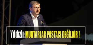 CHP Kocaeli Milletvekili Harun Özgür Yıldızlı MUHTARLAR POSTACI DEĞİLDİR !