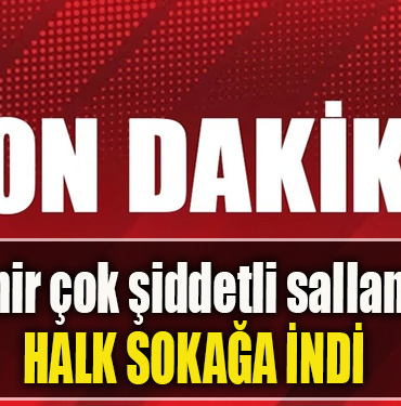 İzmir' de korkutan deprem