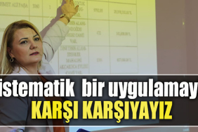 İzmit Belediye Başkanı Fatma Kaplan Hürriyet Bizi her yönden kilitleyen sistematik bir uygulamayla karşı karşıyayız