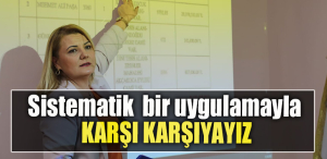 İzmit Belediye Başkanı Fatma Kaplan Hürriyet Bizi her yönden kilitleyen sistematik bir uygulamayla karşı karşıyayız