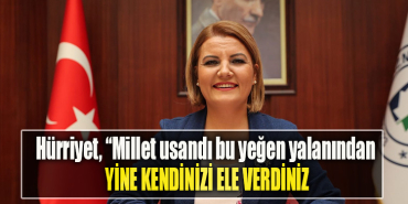 İzmit Belediye Başkanı Fatma Kaplan Hürriyet, “Millet usandı bu yeğen yalanından. Yine kendinizi ele verdiniz”