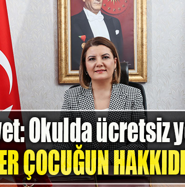 İzmit Belediye Başkanı Fatma Kaplan Hürriyet Okulda ücretsiz yemek her çocuğun hakkıdır