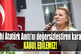 İzmit Belediye Başkanı Fatma Kaplan Hürriyet Tarihi Atatürk Anıtı’nı değersizleştiren kararlar ve tören alanının değiştirilmesi kabul edilemez!