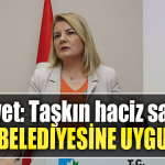 İzmit Belediye Başkanı Fatma Kaplan Hürriyet Taşkın haciz sadece İzmit Belediyesine uygulandı