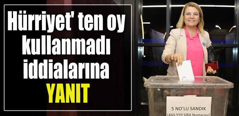 İzmit Belediye Başkanı Fatma Kaplan Hürriyet' ten oy kullanmadı iddialarına yanıt