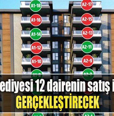 İzmit Belediyesi 12 dairenin satış ihalesini gerçekleştirecek