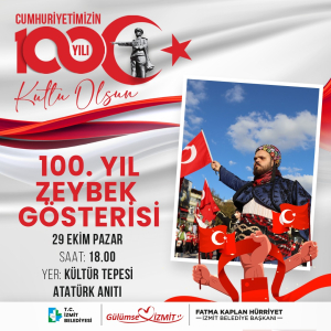 İzmit’te 100’üncü Yıl coşkusu zeybek gösterisi ile yaşanacak