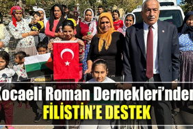 Kocaeli Roman Dernekleri’nden Filistin’e destek