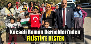 Kocaeli Roman Dernekleri’nden Filistin’e destek