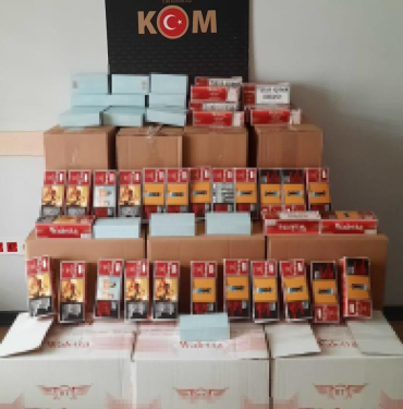 Kocaeli' de 130 bin gümrük kaçağı makaron ele geçirildi