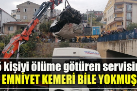 Kocaeli' de 5 kişiyi ölüme götüren servisin emniyet kemeri bile yokmuş
