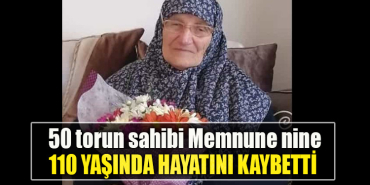 Kocaeli' de 50 torun sahibi Memnune nine 110 yaşında hayatını kaybetti