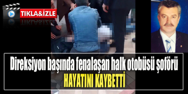 Kocaeli' de Direksiyon başında fenalaşan halk otobüsü şoförü hayatını kaybetti