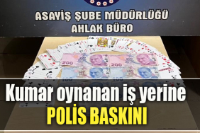 Kocaeli' de Kumar oynanan iş yerine polis baskını