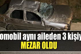 Kocaeli' de Otomobil aynı aileden 3 kişiye mezar oldu