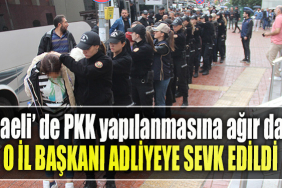 Kocaeli' de PKK yapılanmasına ağır darbe. O İl Başkanı adliyeye sevk edildi
