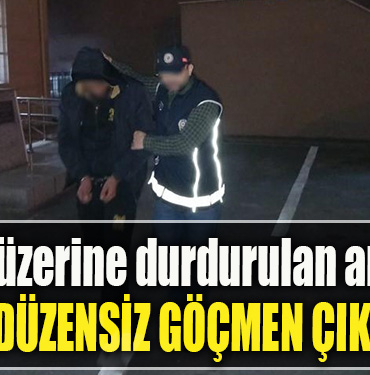 Kocaeli' de Şüphe üzerine durdurulan araçtan 6 düzensiz göçmen çıktı