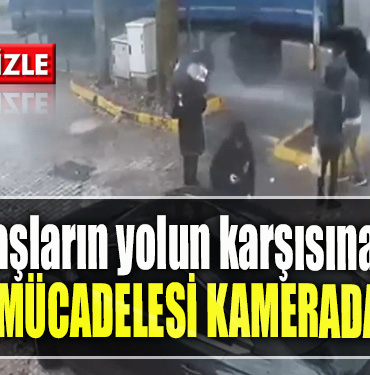 Kocaeli' de Vatandaşların yolun karşısına geçme mücadelesi kamerada