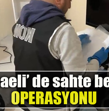 Kocaeli' de Yabancı uyruklu şahıslara usulsüz ve sahte belgelerle geçici ikamet çıkaran şüphelilere eş zamanlı operasyon