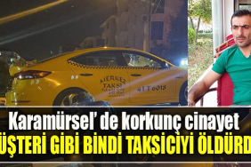 Kocaeli' de korkunç cinayet. Müşteri gibi bindi, taksiciyi öldürdü