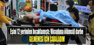 Kocaeli'de Eşini 12 yerinden bıçaklamıştı Vücuduna ölümcül darbe gelmemesi için çabaladım