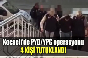 Kocaeli'de PYD YPG operasyonu 4 tutuklama
