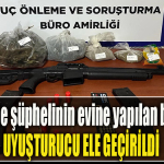 Kocaeli'de şüphelinin evine yapılan baskında uyuşturucu ele geçirildi
