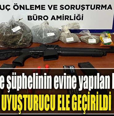 Kocaeli'de şüphelinin evine yapılan baskında uyuşturucu ele geçirildi
