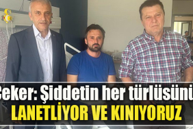 Türk Sağlık Sen Kocaeli Şube Başkanı Ömer Çeker Şiddetin her türlüsünü lanetliyor ve kınıyoruz