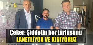 Türk Sağlık Sen Kocaeli Şube Başkanı Ömer Çeker Şiddetin her türlüsünü lanetliyor ve kınıyoruz