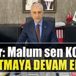 Türk sağlık Sen Kocaeli Şubesi başkanı Ömer Çeker MALUM SEN KOÜ’DE YANILTMAYA DEVAM EDİYOR
