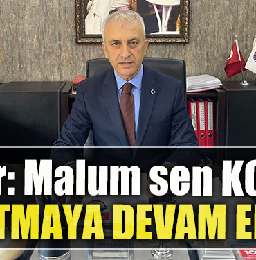Türk sağlık Sen Kocaeli Şubesi başkanı Ömer Çeker MALUM SEN KOÜ’DE YANILTMAYA DEVAM EDİYOR