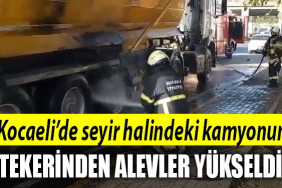 kocaeli kamyon yangın