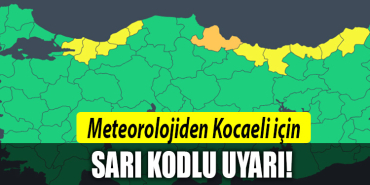 kocaeli sarı kodlu uyarı
