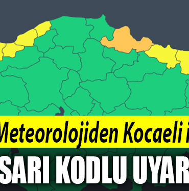 kocaeli sarı kodlu uyarı