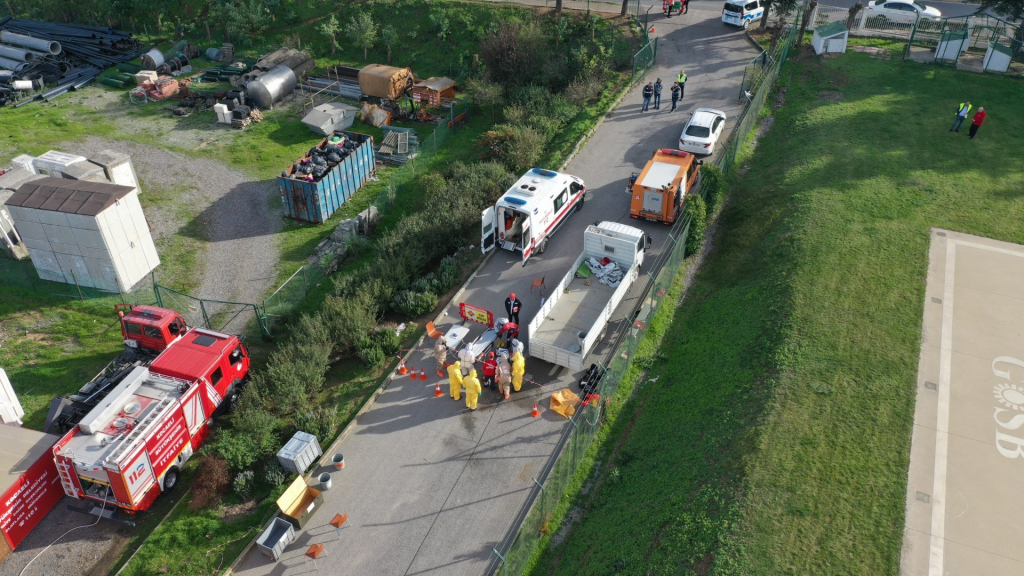 KOCAELİ'DE TATBİKAT YAPILDI