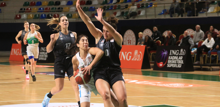 KADINLAR BASKETBOL SÜPER LİGİ: İZMİT BELEDİYESPOR: 69 BEŞİKTAŞ: 60