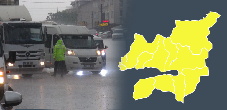 kocaeli sarı kodlu sağanak uyarısı