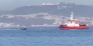 Başiskele’de tekne battı