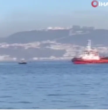Başiskele’de tekne battı
