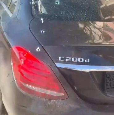 İŞ ADAMININ OTOMOBİLİNE KURŞUN YAĞDIRDILAR