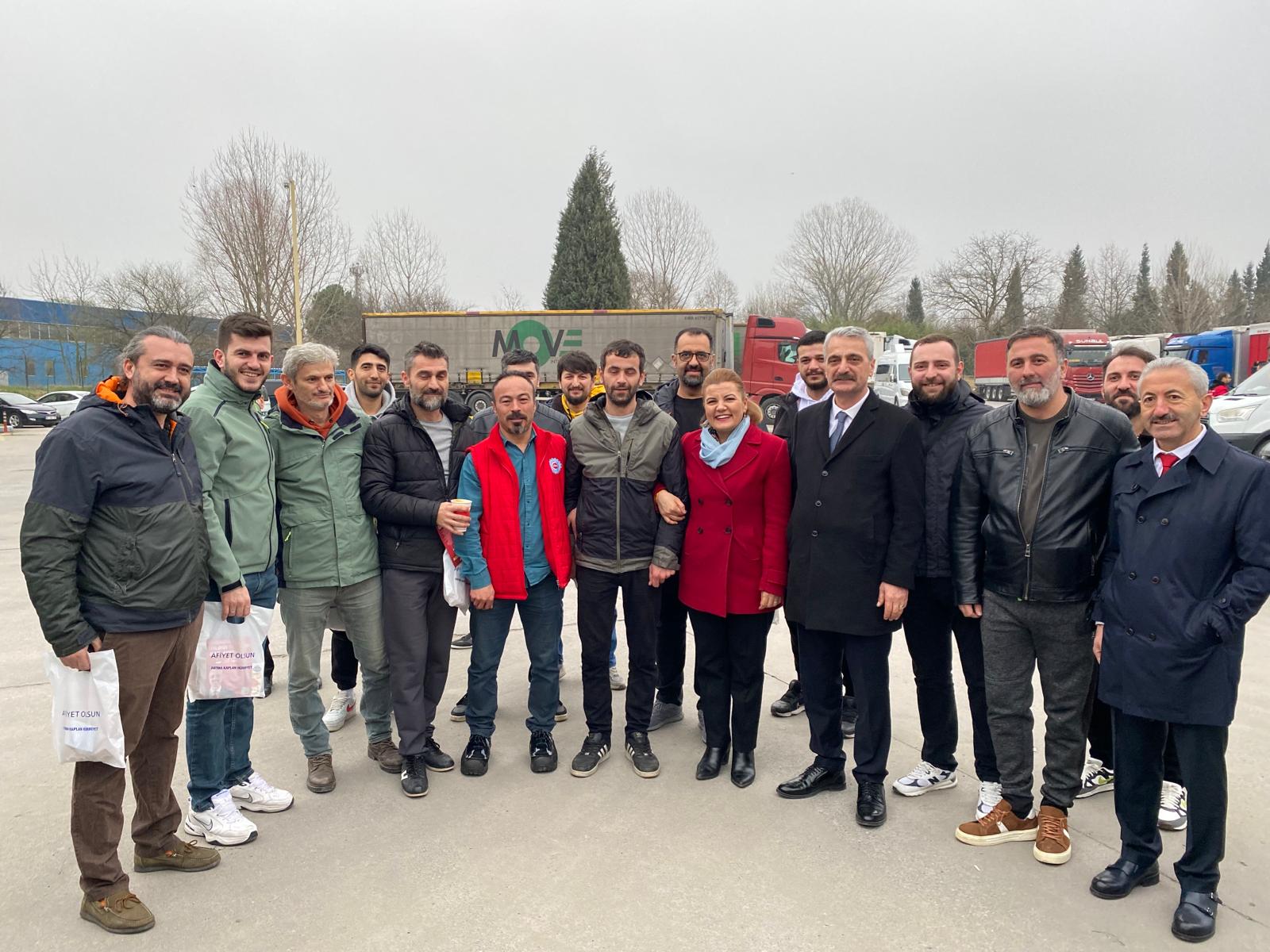 İzmit Belediye Başkanı Fatma Kaplan Hürriyet, Bekaert işçilerini ziyaret etti