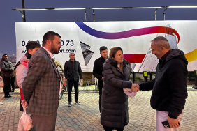 Merttürk, fabrika işçilerini mesailerine uğurladı