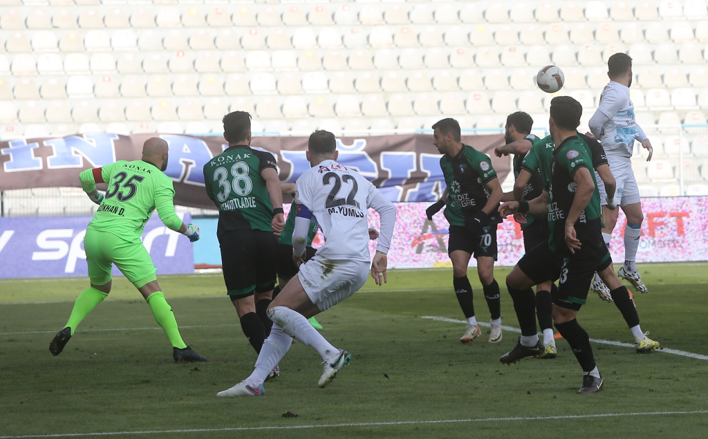 TRENDYOL 1. LİG: ERZURUMSPOR FK: 0 KOCAELİSPOR: 0