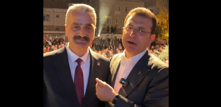 Atasoy Bilgin Kocaeli' de destek bulamayınca soluğu İmamoğlu' nun yanında aldı