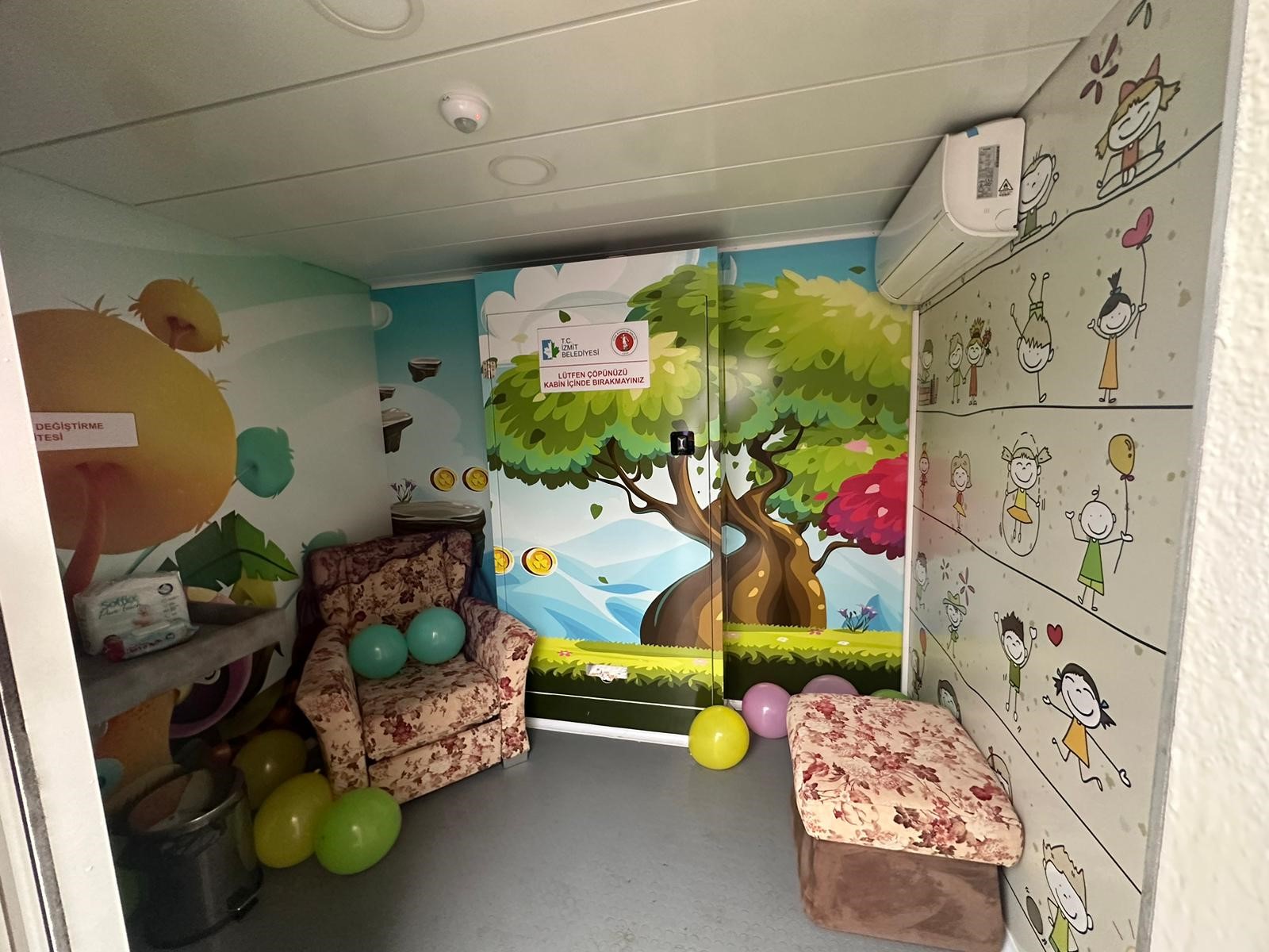 EMZİRME VE BEBEK BAKIM KABİNİ HİZMETE AÇILDI