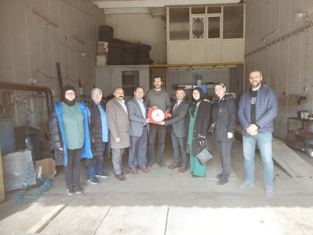 Erdal Şahin sanayi sitesi esnaflarını ziyaret etti