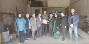 Erdal Şahin sanayi sitesi esnaflarını ziyaret etti