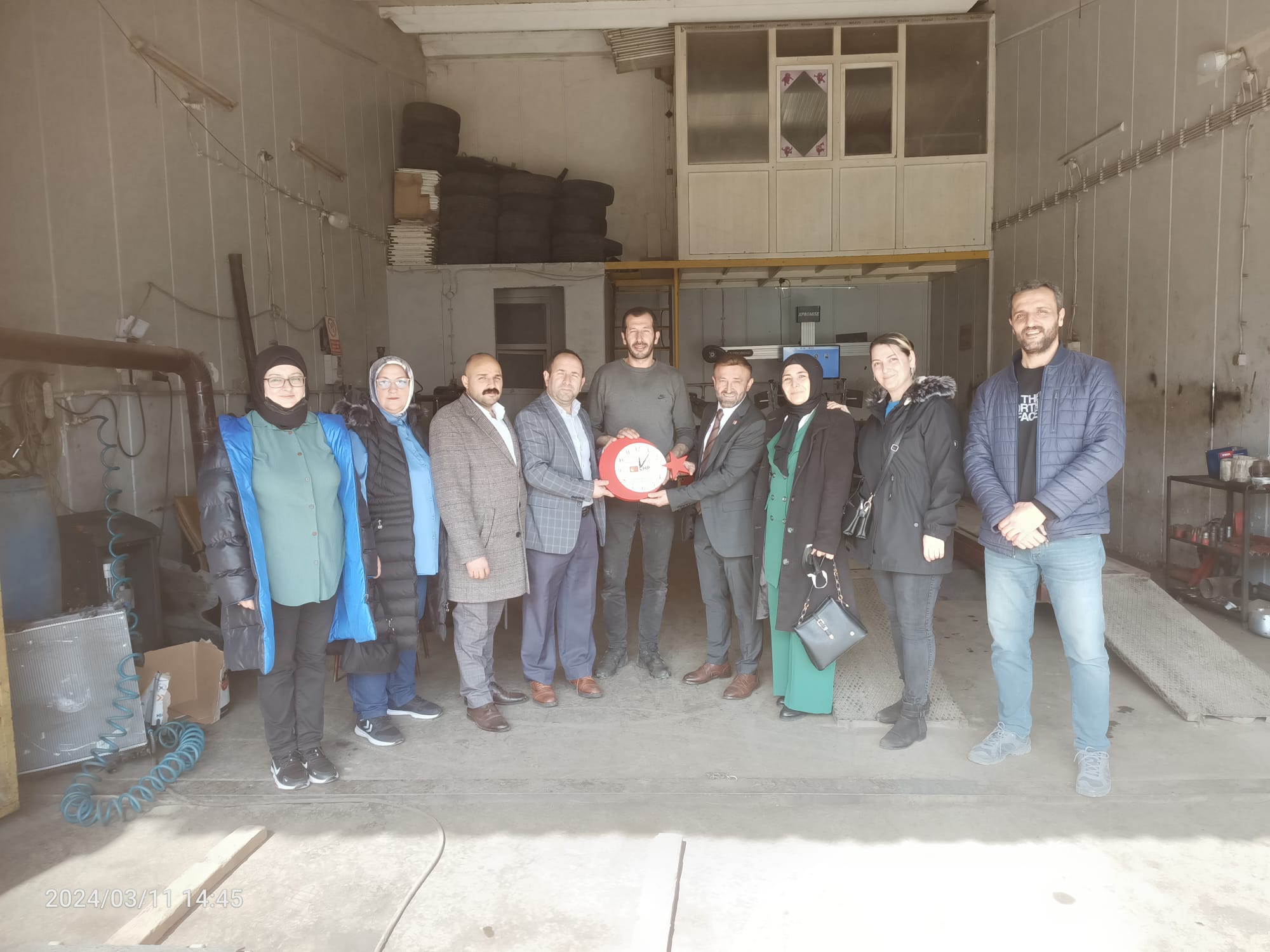 Erdal Şahin sanayi sitesi esnaflarını ziyaret etti