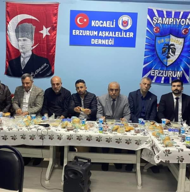 Aşkaleliler iftarda bir araya geldi